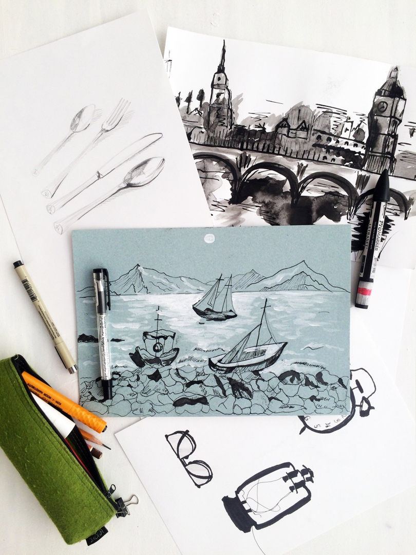 SKETCH. Быстрые зарисовки (8 занятий)